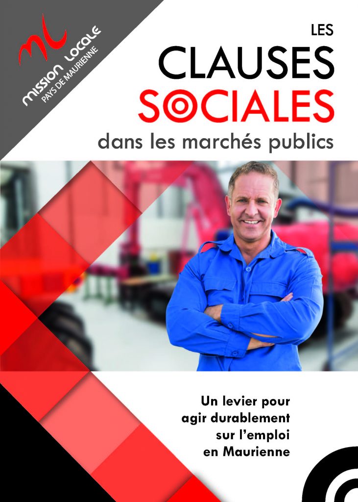 clauses sociales dans les marchés publics Mission Locale Pays de Maurienne