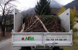 AEM Aménagement Entretien Montagne Jarrier Maurienne Savoie habillage véhicule