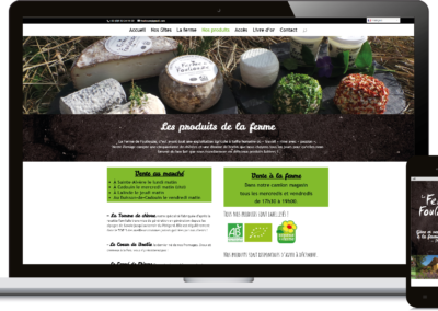 La Ferme de Fouliouze fromage yaourts Dordogne Périgord Pezuls Site Internet