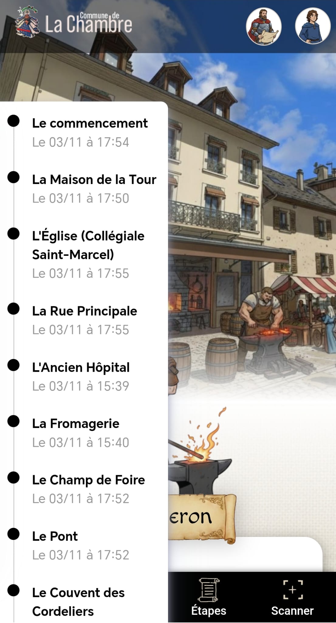 Parcours La Chambre 5